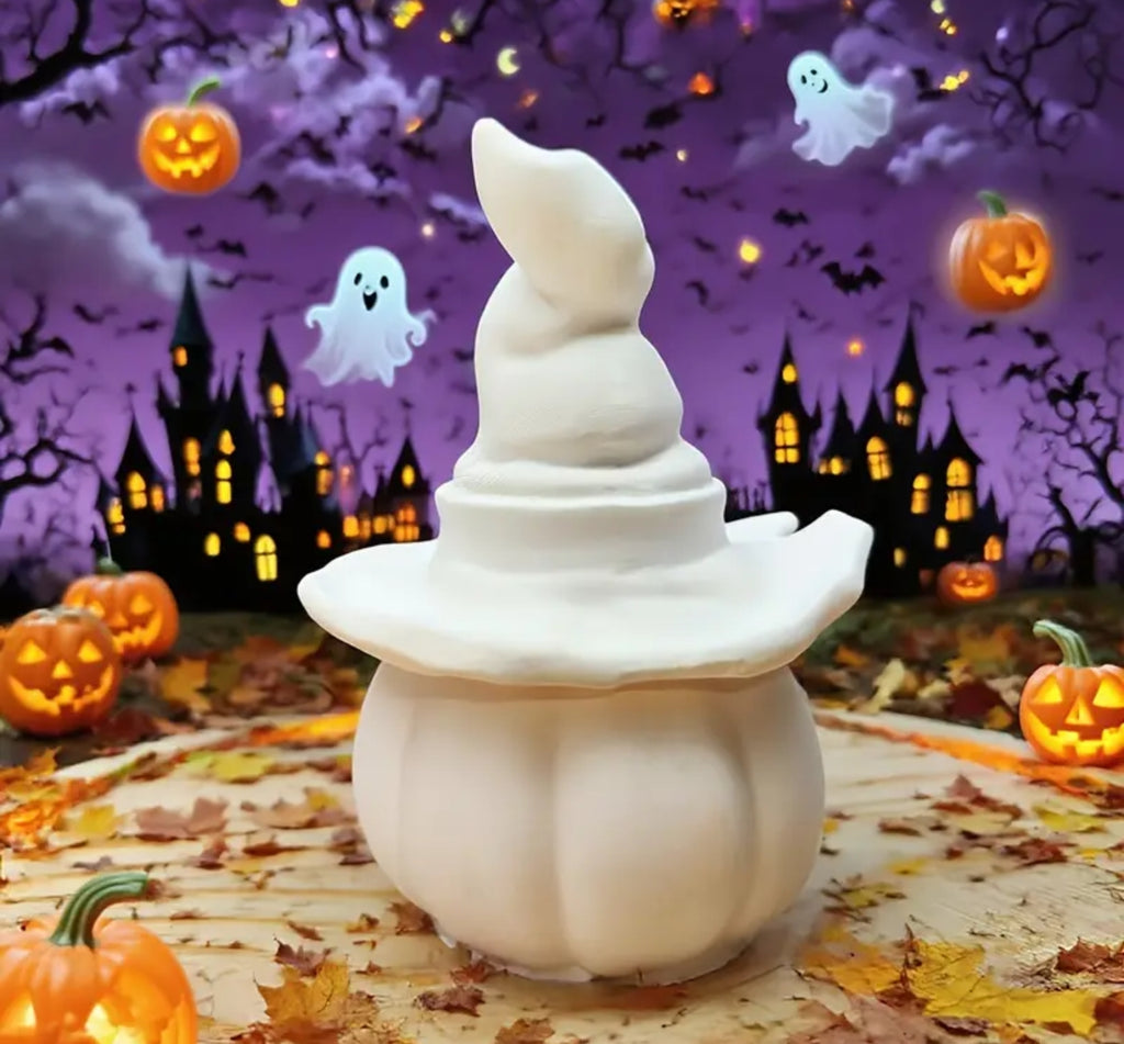 Kit Figurine en Plâtre à Peindre – Citrouille Halloween