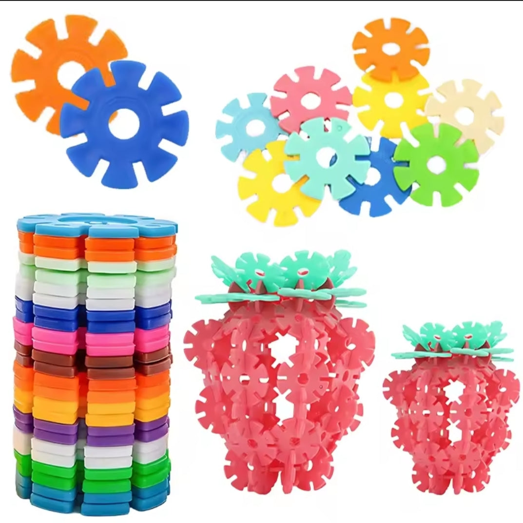 Disques de Construction Éducatifs – Jouet Créatif et Coloré pour Enfants